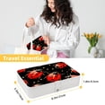 thumbnail image 5 of Seven Starred Ladybird Premium PU Leather Jewelry Box Organizer with Removable Compartment and Portable Bracelet Holder, 5 of 6