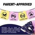thumbnail image 6 of HSYAAMOO Toddler Rain Boots – Navy Rainbow Waterproof Kids Rain Boots for Girls, Lightweight Non-Slip PVC Rain Shoes with Easy-On Drawstring Cuff, 6 of 7