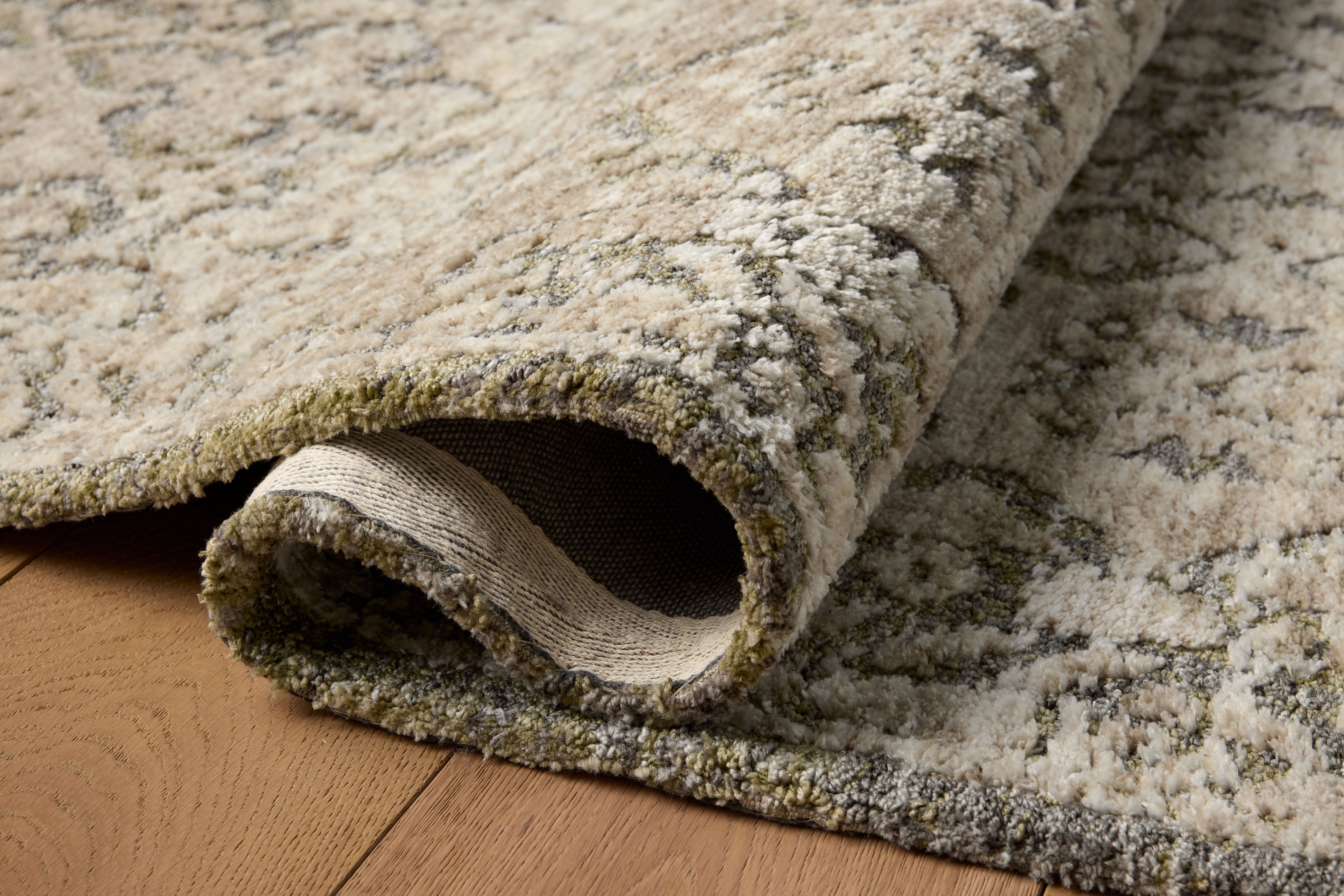 Loloi Percival Sage / Stone 7'-9" x 9'-9" Area Rug
