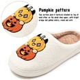 thumbnail image 4 of BERANMEY Halloween Slippers for Women Perfect Soft Plush Comfy Warm Slip-On Cute Womens Slippers Indoor Fluffy House Slippers for Women and Men Non-slip Fuzzy Flat Slides, 4 of 9