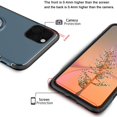 thumbnail image 4 of Mignova iPhone 11 Pro Max 6.5 Pouces 2019 Étui, TPU + PC Double Étui Protection Intégrale Robuste Support Anneau Caché Rotatif 360 (Bleu Marine), 4 of 7