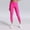 Hot Pink, variant on Leggings with Belly Control Tights Neon Pants High Waist Elastic Strecth Comfy Disco Party Rave Dance Trousers