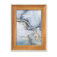 thumbnail image 1 of Ink Shading Watercolor Desktop Wooden Photo Frame Display Picture Art Painting Multiple Sets, 1 of 3