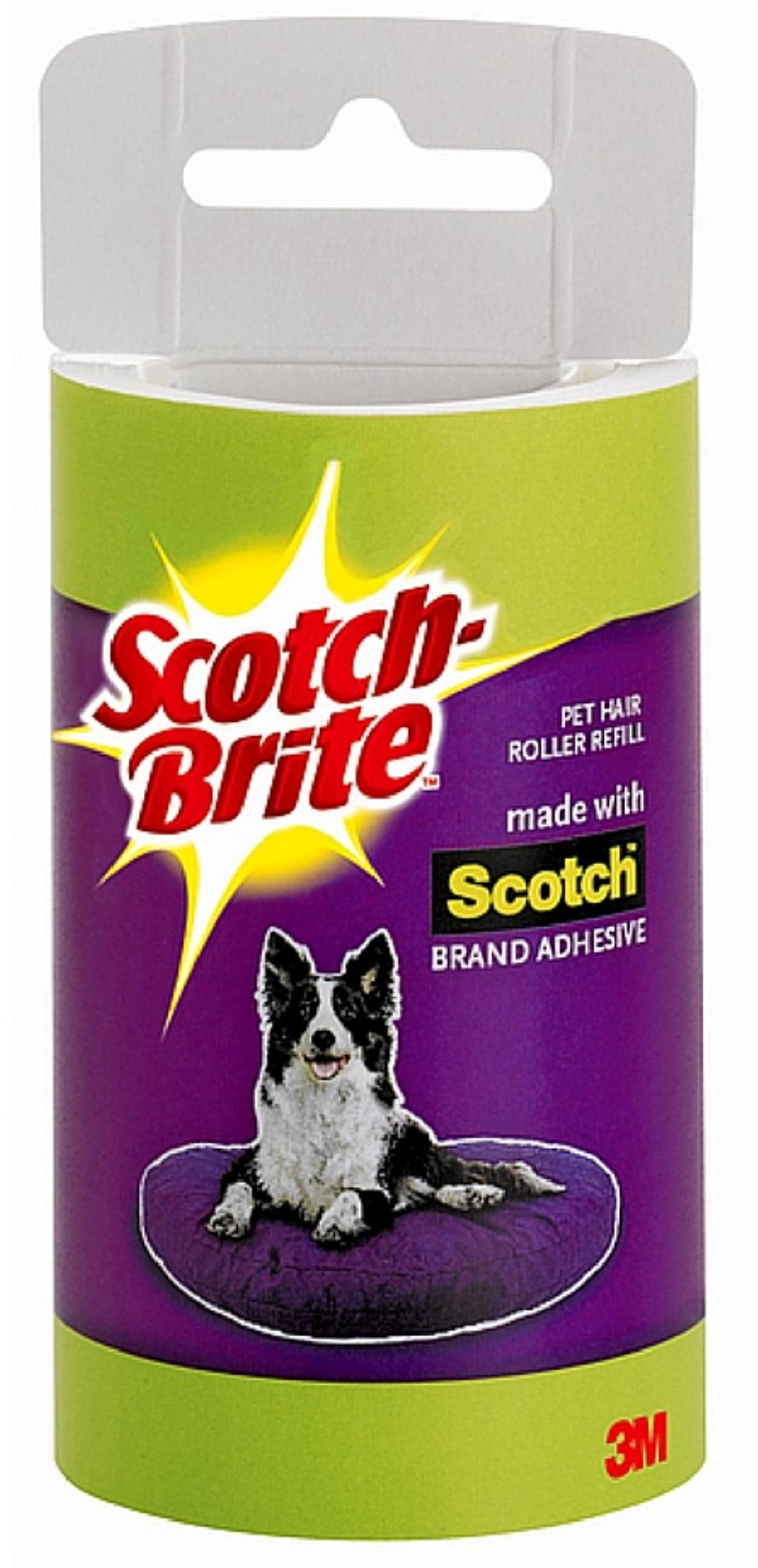 2 Pack 56 Sheets Scotch-Brite Pet Hair Roller Refill 