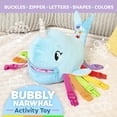 thumbnail image 2 of El narval burbujeante de Toy Buckle Toys desarrolla la motricidad fina, 2 of 7