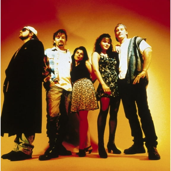 Clerks, Kevin Smith, Brian O'Halloran, Marilyn Ghigliotti, Lisa Spoonhauer, Jeff Anderson, 1994, (C) Miramax/Courtesy Everett Collection Photo Print (8 x 10)