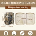 thumbnail image 7 of ZUXONGSY Bear Print Bible Case for Women Quilted Bible Carrier Large Christian Tote Bag with Multiple Pockets Scripture Bag for Religious, 7 of 7