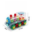 thumbnail image 3 of WMQPNNS New Trending Transparent Gear Locomotive Light up Train Railway Engine Toddler Musical 3D Gears Bump & Go for Kids With 360° Rotation Function Lights andMusic, 3 of 9