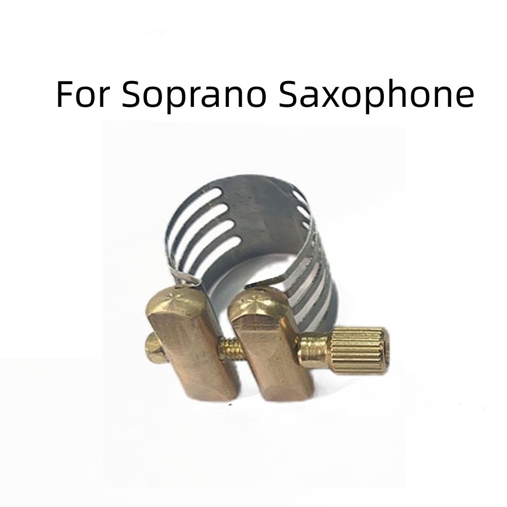 Saxophone Ligature Durable Metal Clip Fastener For Soprano Alto Tenor Saxophone