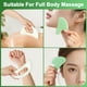 thumbnail image 4 of Juego de herramientas de masaje Gua Sha, tamaño grande, con mango, piedra de jade, 4 of 7