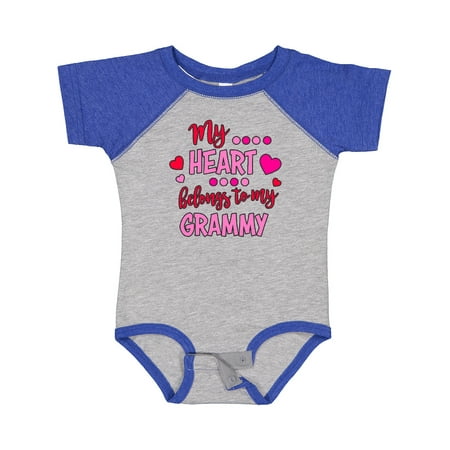 

Inktastic My Heart Belongs to My Grammy Boys or Girls Baby Bodysuit