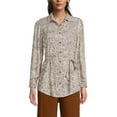 thumbnail image 2 of Lands' End Women's Rayon Tie Waist Shirt, 2 of 2
