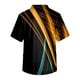 thumbnail image 3 of Men's Short Sleeve V Neck Leopard Print Chest Pocket Carer Top S, 3 of 3