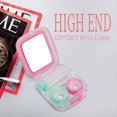 thumbnail image 4 of Contact Lens Box Rainbow Style Cute Contact Lens Travel Case Contact Lens Case Container Holder Storage Box Portable Contact Lens Travel Kits Cute Mini (Pink), 4 of 8