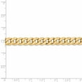 thumbnail image 5 of Leslie's Real 14kt Yellow Gold 8mm Flat Beveled Curb Chain; 26 inch; Lobster Clasp; for Adults and Teens; for Women and Men, 5 of 5