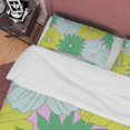 thumbnail image 2 of Flor Verde Boho Ropa de Cama Colorido Funda Nórdica Bohemio Juego de Dormitorio, Brillante, 2 of 6