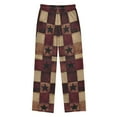 thumbnail image 2 of FORMRS Kids Pajama Pants with Pockets Size 13-14Y Boys Lounge Sleep Bottoms, Star Spangled Squares, 2 of 8