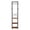 Rustic Brown, variant on ELYKEN 71" Coat Rack, Metal Frame 3 Shelves 12 Hooks 1 Pack, Black
