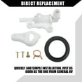 thumbnail image 6 of Unique Bargains Toilet Water Assembly Valve Kit for Thetford Aqua-Magic Durable Plastic 1 Set White, 6 of 7