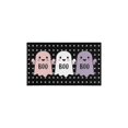 thumbnail image 2 of 2 Piece Halloween Plaid Kitchen Rug Sets Evil Pumpkinm Cute Ghost Kitchen Runner Anti Fatigue Rugs for Kitchen Floorfor Bathroom Room (47x17+30x17 Inches), 2 of 7