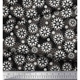 thumbnail image 2 of Soimoi Satin Silk Fabric Floral Mandala Print Fabric by The Yard 42 Inch Wide, 2 of 3