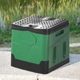 thumbnail image 4 of Cubo de inodoro plegable para exteriores, para viajes de camping, senderismo (verde militar) Ehuebsd Para estrenar, 4 of 9