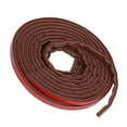 thumbnail image 3 of Weather Strip 6m Door Sealing Strip Silicone Rubber Self Adhesive Weather Strip Brown Window Sealing Strip for HomeHeight 6mm / 0.2in, 3 of 8