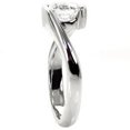 thumbnail image 3 of 2.00 Cts Certified Round Cut Moissanite Diamond Engagement Ring, Solid 18K White Gold Plated Bridal Ring, Promise Ring, Anniversary Ring Gift for Her, 3 of 3