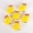 Yellow, variant on Easter Fleece Chicken With Clips, Easter Animal Egg Decorating Chicken, Foam Flocked Chick, for Spring Party Favors DIY Egg Decorations