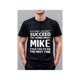thumbnail image 1 of Camiseta de manga corta de algodón cómoda SI AL PRINCIPIO NO TIENES ÉXITO, INTENTA HACER LO QUE MIKE TE DIJO LA PRIMERA VEZ Camiseta informal de cuello redondo para salir, 1 of 6