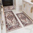thumbnail image 2 of BlueDreamer Kitchen Rugs 3Pcs, Non Slip Kitchen Mats for Floor Waterproof & Stain Resistant Carpet Area Rug for Kitchen, Laundry Room, Hallway, 2 of 12