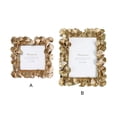 thumbnail image 3 of Thinsony Table Picture Frame Resin Room Photo Holder Reusable Decoration Right Angle Vintage Decorative Prop Wedding Anniversary Rectangular 6inch, 3 of 6