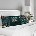 thumbnail image 2 of ABPHOTO Happy Father's Day Card In Retro Style Body Pillow Covers Pillowcase Throw Pillows 20x60 inch, 2 of 2