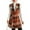 Red, variant on Goindgs Coats for Women Shacket Jacket Vest Plaid Sleeveless V Neck Lapel Waistband Thick Autumn Winter Wear Coat Casual Lapel Jackets Black-L