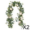 thumbnail image 1 of 2 Enredaderas Artificiales Con Hojas De Eucalipto Falsas, Plantas Colgantes Para Decorar La Pared Navideña Del Hogar., 1 of 5