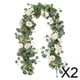 thumbnail image 1 of 2 Enredaderas Artificiales Con Hojas De Eucalipto Falsas, Plantas Colgantes Para Decorar La Pared Navideña Del Hogar., 1 of 5