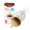 thumbnail image 1 of Biberón Thyseed de vidrio natural anticólico de 150 ml, paquete de 1 unidad, 1 of 9