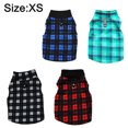 thumbnail image 2 of piezas de ropa para perros Ropa de vellón para mascotas Camisa a cuadros cómoda, 2 of 6