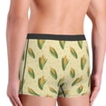 thumbnail image 3 of Goofa Yellow Corn Printed Men's Boxer Briefs Underwear, Moisture-Wicking Underwear, Trunk,Soft and Breathable Cotton Underwear-, 3 of 9