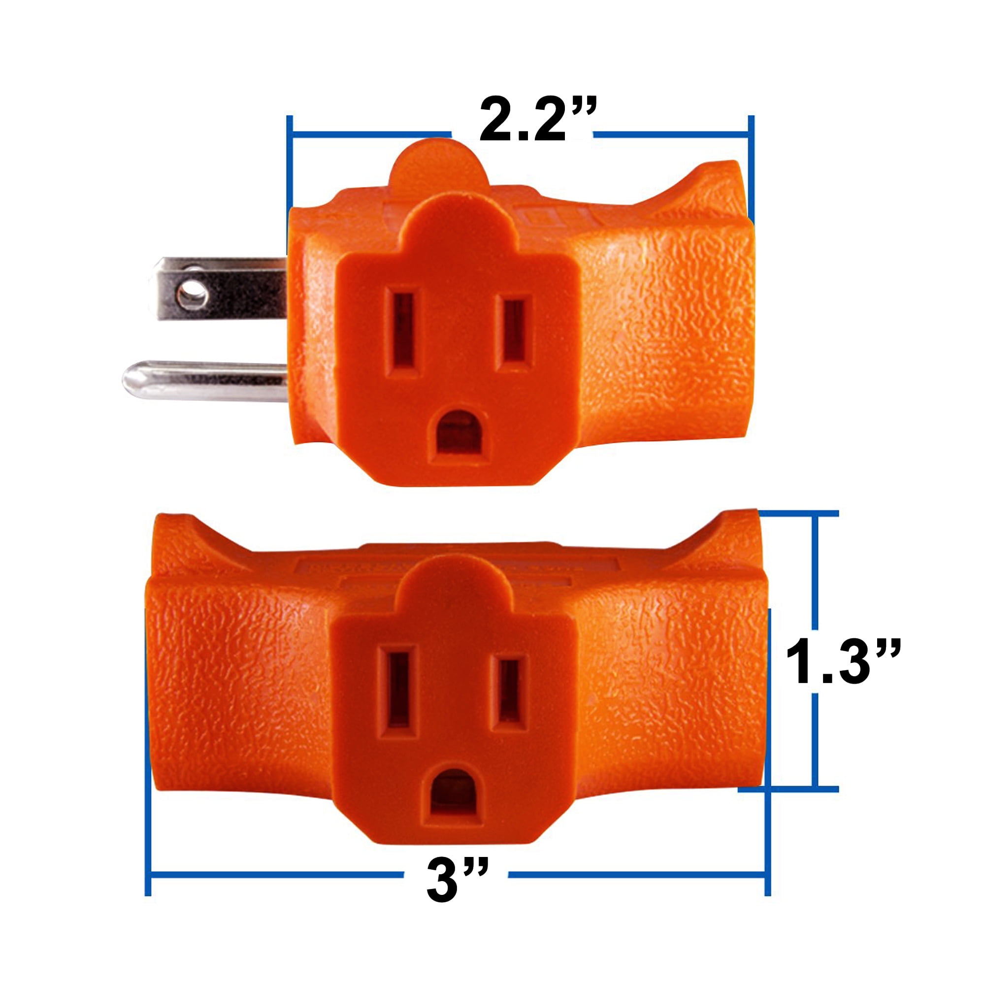 Stanley 3 Green Triangle Heavy-Duty Triple Tap 3-Grounded Outlet Indoor  Wall Adapter, 1 - Kroger