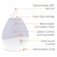 thumbnail image 3 of Humidificador de aire Crane Droplet Ultrasonic 1.9L para dormitorio blanco, 3 of 8