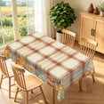 thumbnail image 2 of Duangreer Rectangle Tablecloth, Retro Pumpkin Star Pattern, Washable Table Cover with Waterproof Wrinkle Resistant for Restaurant Picnic Indoor Outdoor, 60 x 84 Inch, 2 of 6