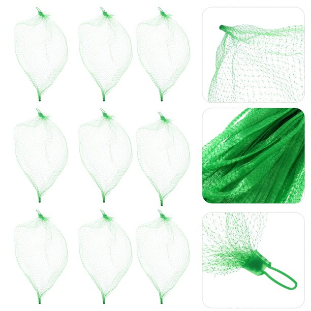 Luxshiny 100Ud Bolsa De Malla Verde Para Y Verduras Reutilizable Con Transpirable Y Portátil