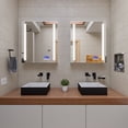 thumbnail image 4 of ALFI AB1468-BM Single Lever Wallmount Bathroom Faucet, Black Matte, 4 of 6
