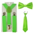 thumbnail image 1 of Enfants Bretelles Noeud Papillon: Mignon 3PCS Noeud Papillon Y Forme Bretelles Formelle Cravate, 1 of 6
