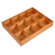 thumbnail image 1 of Organizador de madera para cajones de calcetines: caja de almacenamiento con divisor para ropa interior, 12 compartimentos, armario organizador para calcetines, corbatas y cinturones., 1 of 6