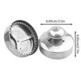 thumbnail image 4 of Cortador y sellador de sándwich de acero inoxidable de bolsillo, tipo cortador de pan de molde, 4 of 8