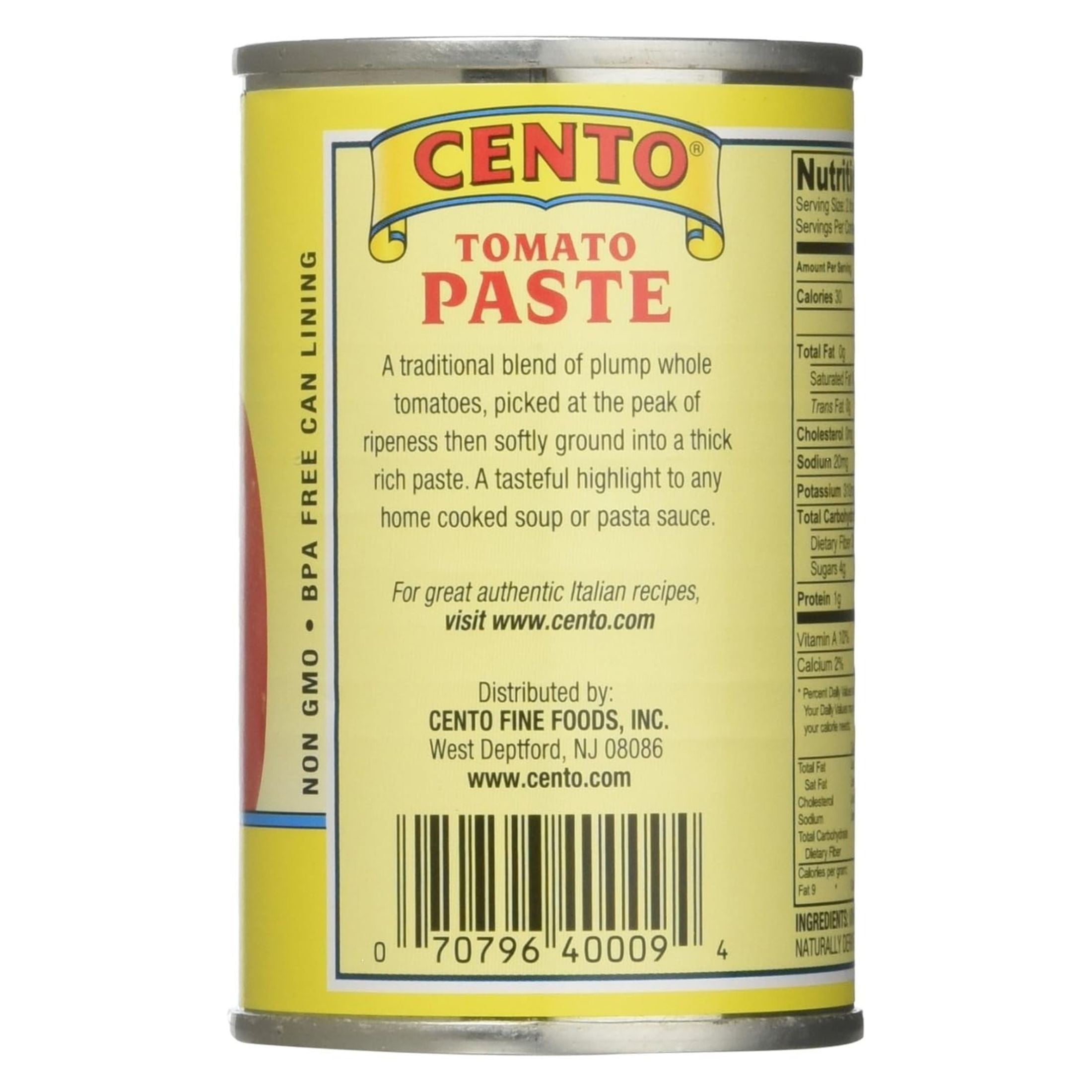 (9 pack) Cento Tomato Paste, 6 oz