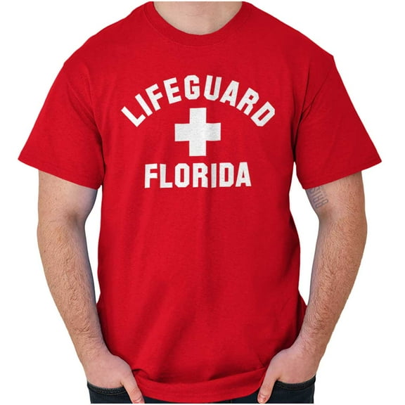 Florida Beach Lover FL Spring Break Men's Graphic T Shirt Tees Brisco Brands S