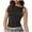 Black, variant on yillto Womens Crop Tops Adjustable Tie Strap Tight Sleeveless Shirts Summer Trendy Fashion Outfits